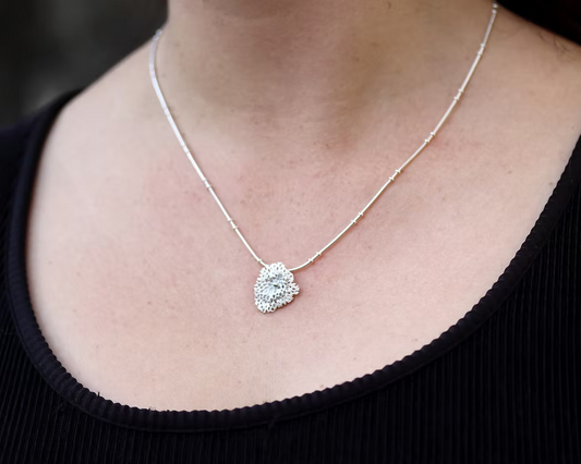 Lace Coral Necklace