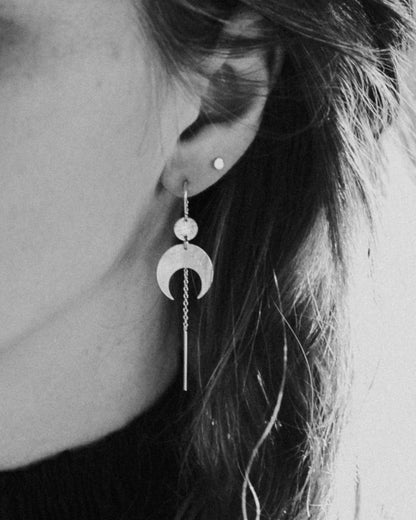 Lunar Thread Earrings