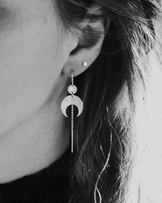 Lunar Thread Earrings