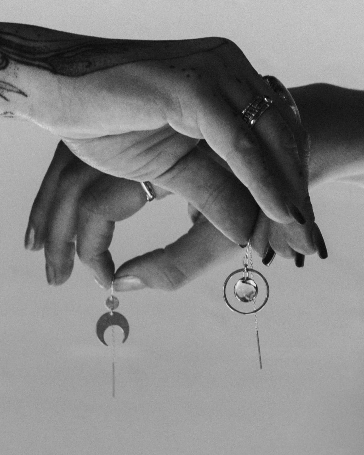 Lunar Thread Earrings