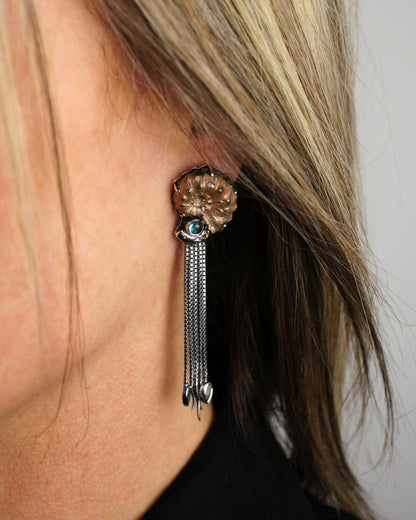 Nautilus Cephalopod | Sea Creature Inspired Earrings