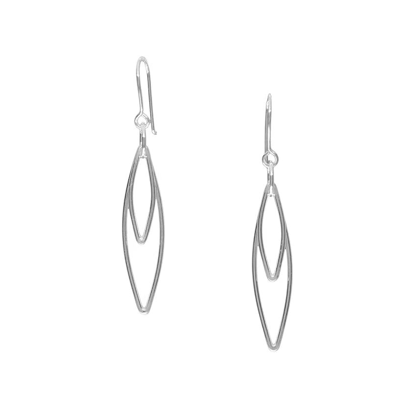 Open Leaf Earrings