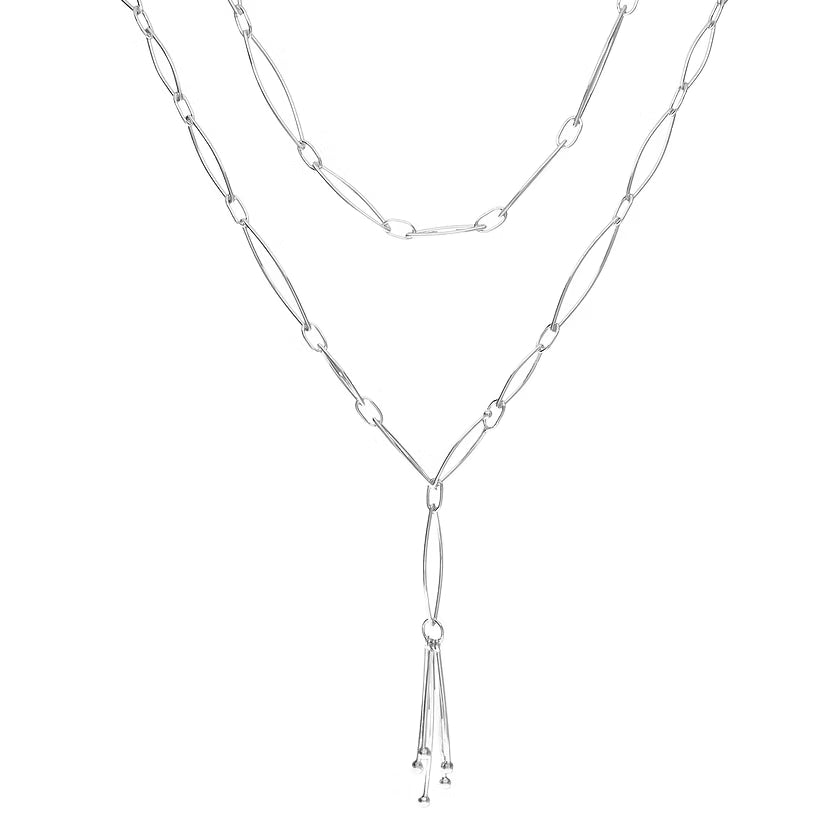 Open Leaf Toggle Necklace