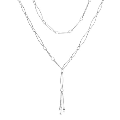 Open Leaf Toggle Necklace