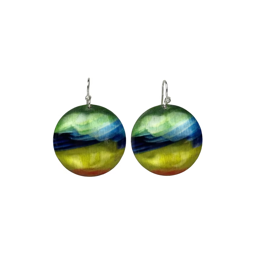 Orange Bellied Parrot Earrings