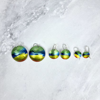 Orange Bellied Parrot Earrings