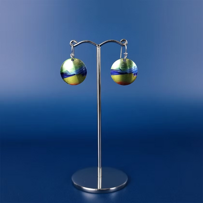 Orange Bellied Parrot Earrings