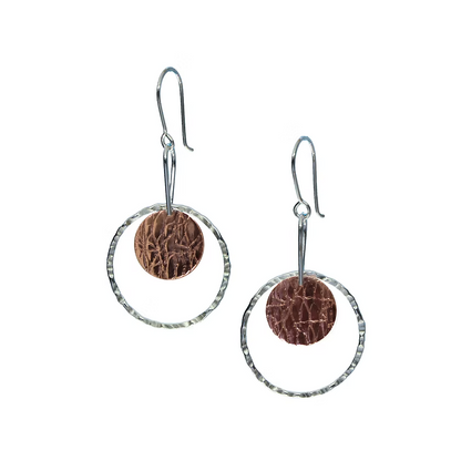 Ring and Disc Earrings