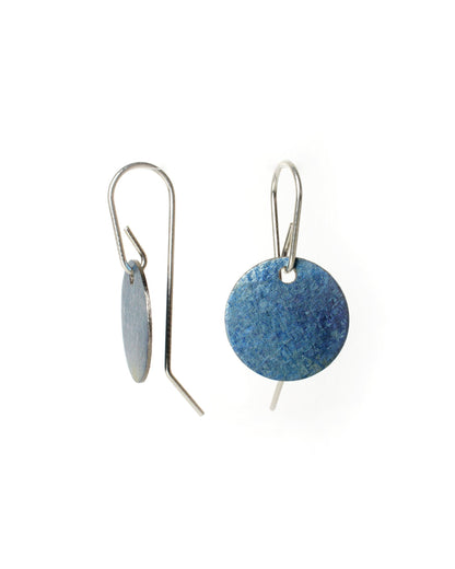 Small Crystalline Titanium Earrings