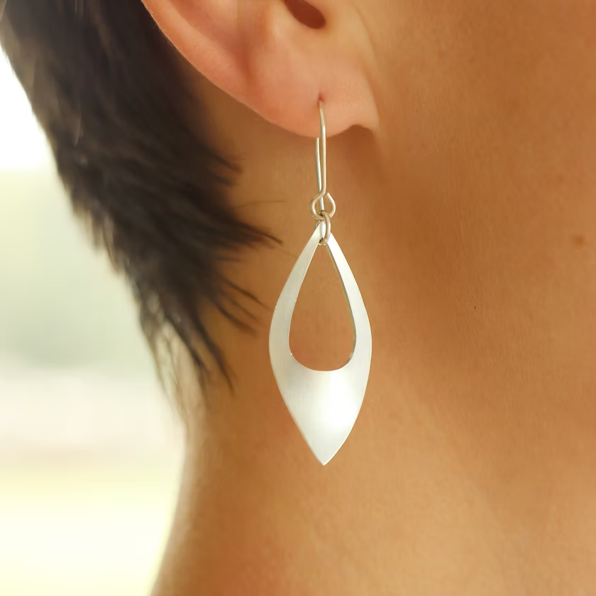 Teardrop Leaf Earrings