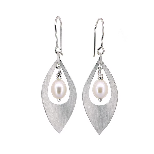 Teardrop Leaf Earrings